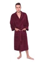 Mens Terry Cloth Bathrobe Robe (Eco Comfort)